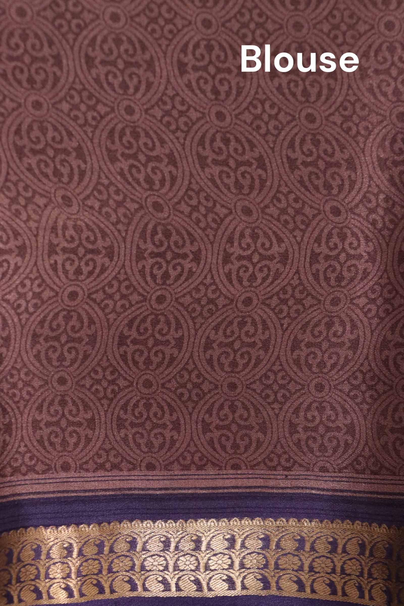 Pure Floral Zari Crepe Silk Saree AL206154